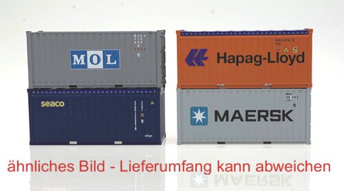 Kombimodell 96100 4er Set assortierte 20`Container 